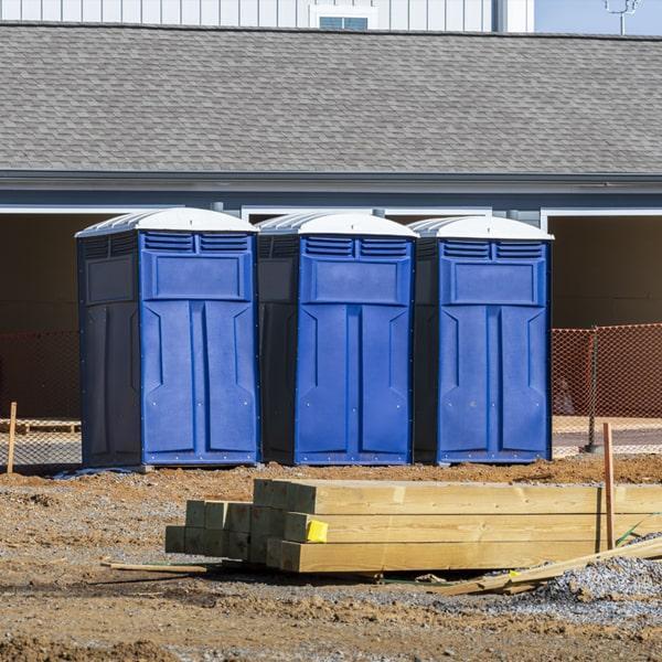 Heavy-duty construction site porta potty in Eufaula, Alabama
